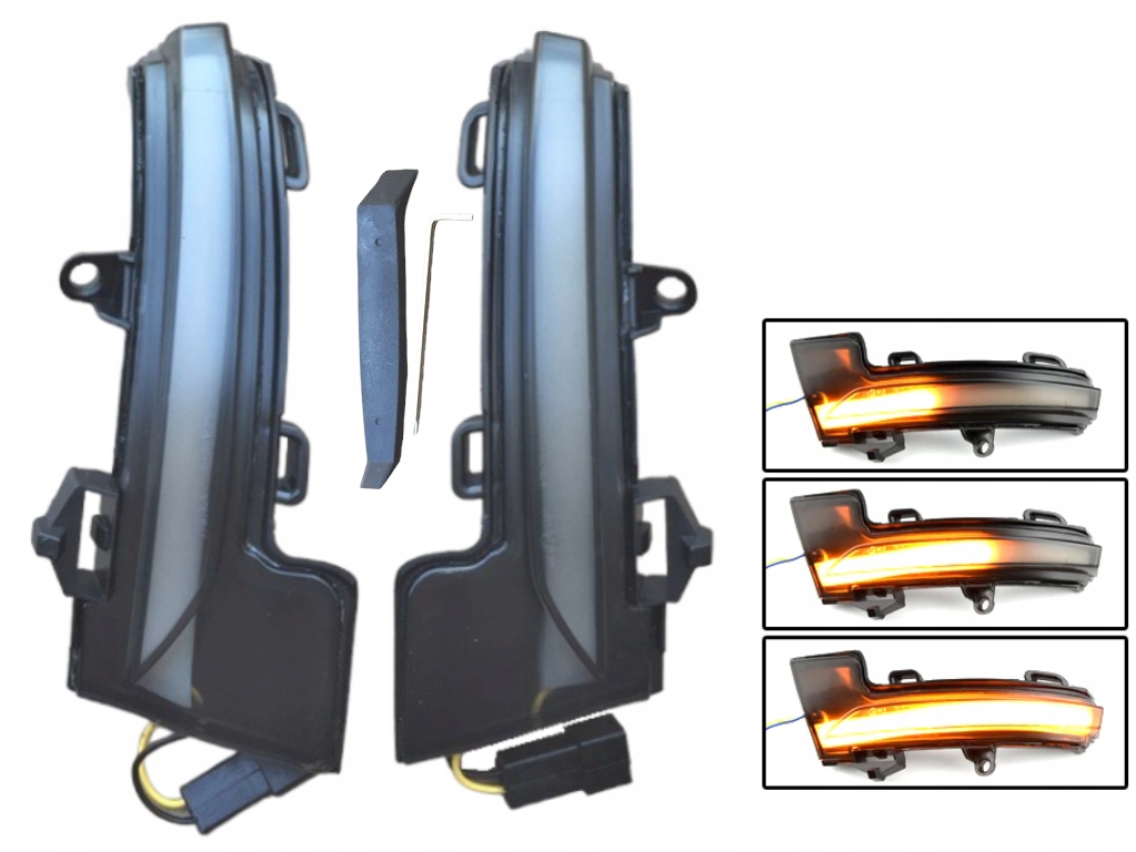 фото №1, Поворотники динамические led do volkswagen t-roc 17-19