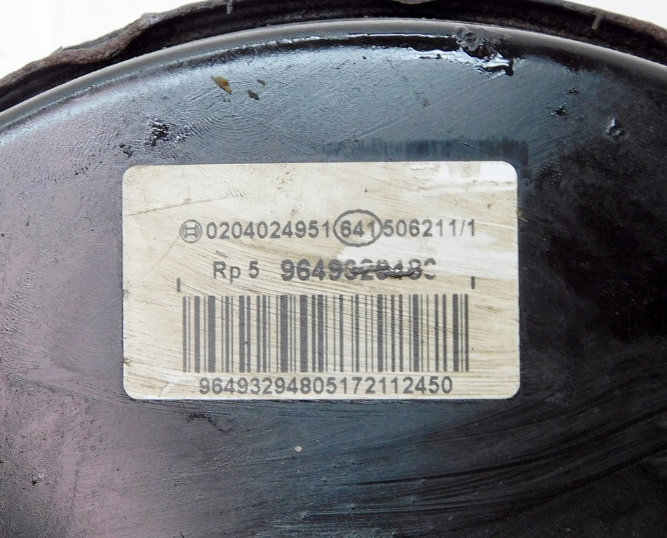 фото №6, Citroen c2 1.1 2003 усилитель тормозов тормозные насос 9649329480 0204024951