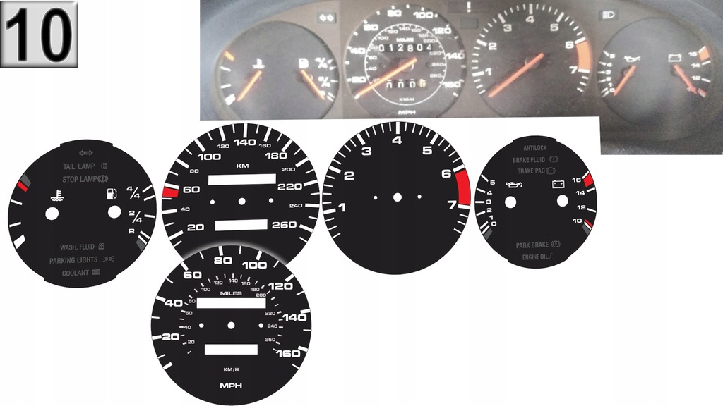 фото №14, Porsche 928 944 гальмівні диски спідометра замінник прилади