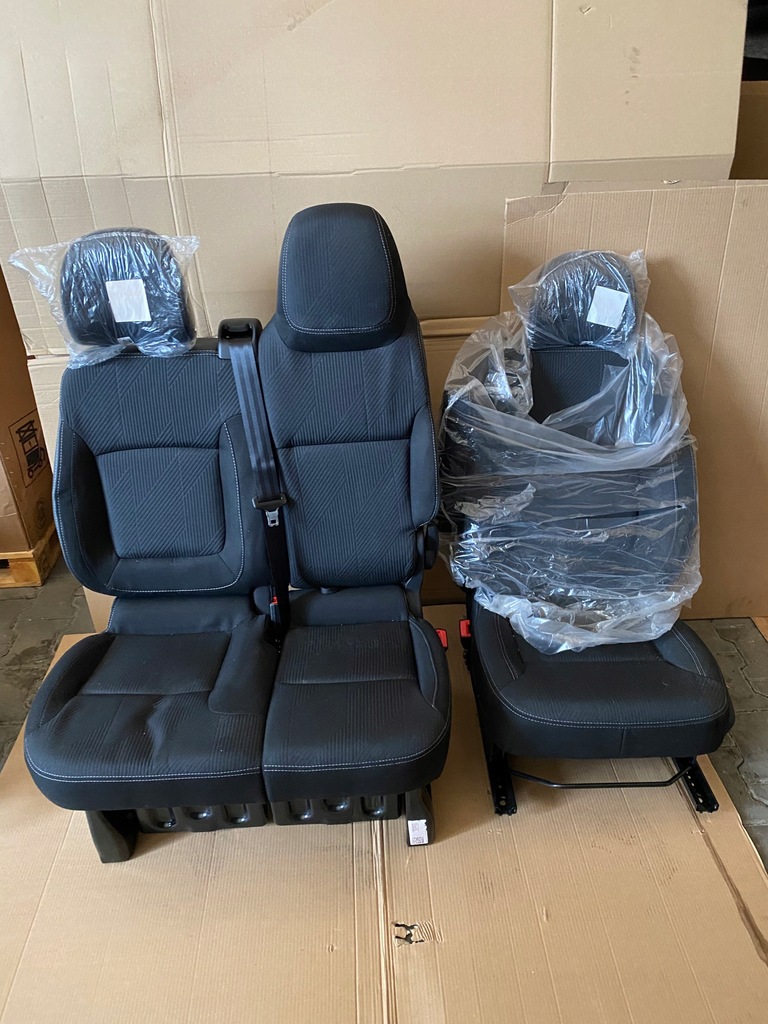 фото №15, Renault trafic iii iv vivaro сиденья заднее сиденье сиденья салон обивка