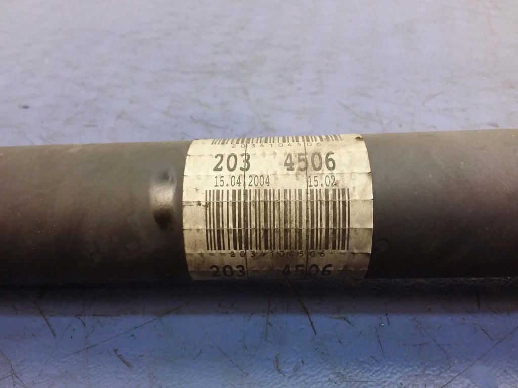 фото №6, Mercedes c w203 2.2cdi wał привідний 2034104506