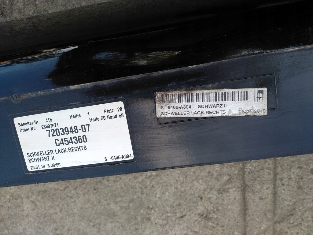 фото №8, Порог молдинг порог правая bmw 5gt f07 7201252