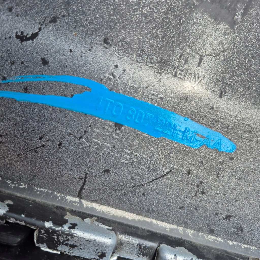 фото №12, Vw touran 1t0 lift 10-15 бампер перед передній 6xpdc spr 1t0807221m