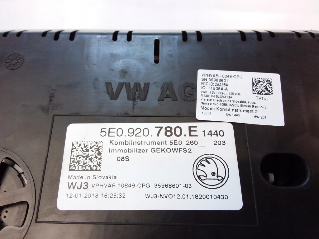 фото №9, Skoda octavia iii lift 1.4 tsi лічильник прилади