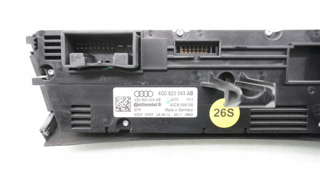 фото №5, Audi a6 c7 переключатель кондиционера панель обдув 4g0820043ab управление