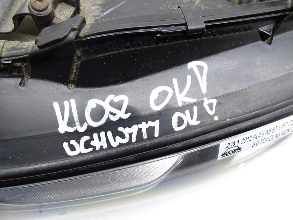 фото №9, Лампа ксенон левый перед audi a5 8t lift 8t0941005a