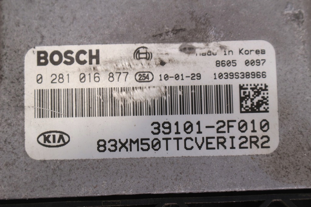 фото №6, Бортовий комп'ютер двигуна 0281016877 39101-2f010 kia sorento ii