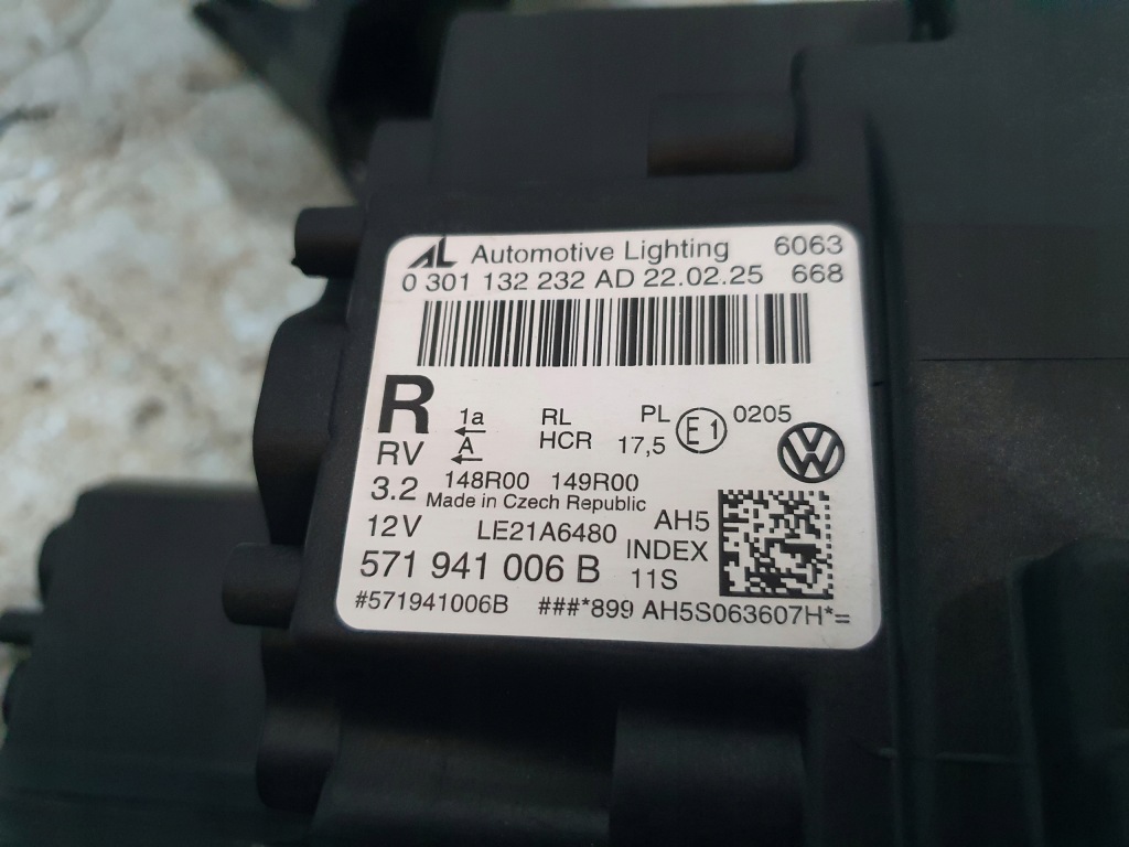 фото №13, Лампа vw tiguan 3 iii 571 full led левая правая перед комплект