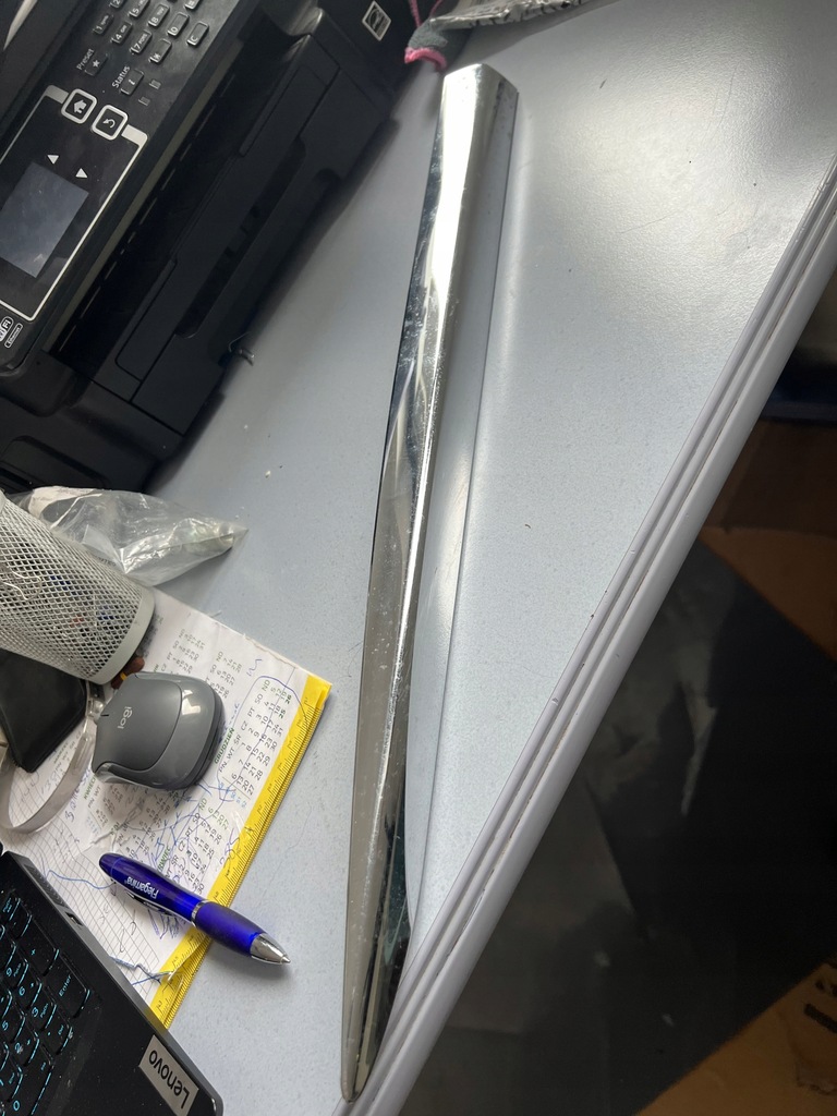 фото №1, Outlander iii 15- молдинг накладка поріг хром