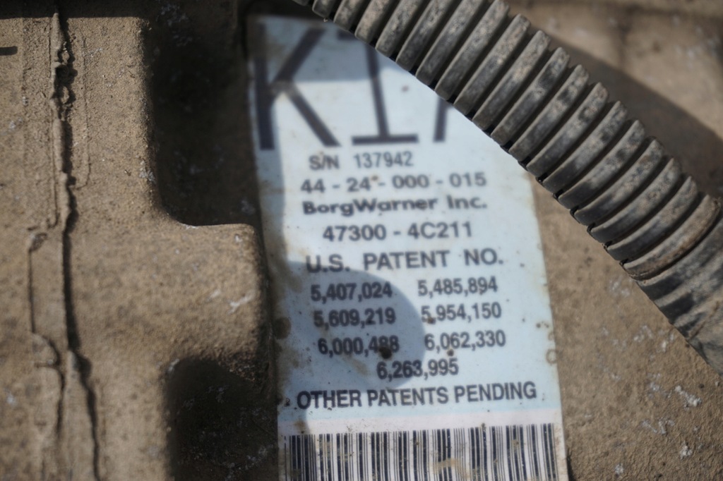 фото №12, Kia sorento i 2.5 crdi коробка передач передач редуктор 450004c051 47300-4c211