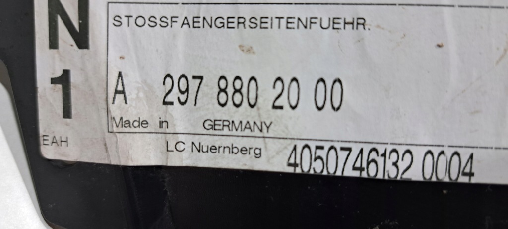 фото №8, Mercedes eqs v297 направляющая бампер правый задняя a2978802000