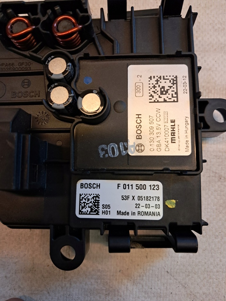 фото №5, Резистор резистор вентилятор bmw g30 g31 f011500123