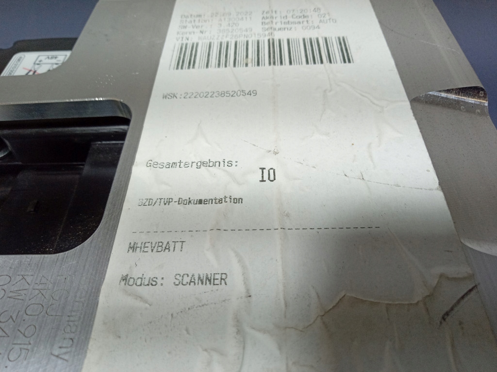 фото №9, Audi a7 c8 3.0 tdi аккумулятор аккумулятор 4k0915171c