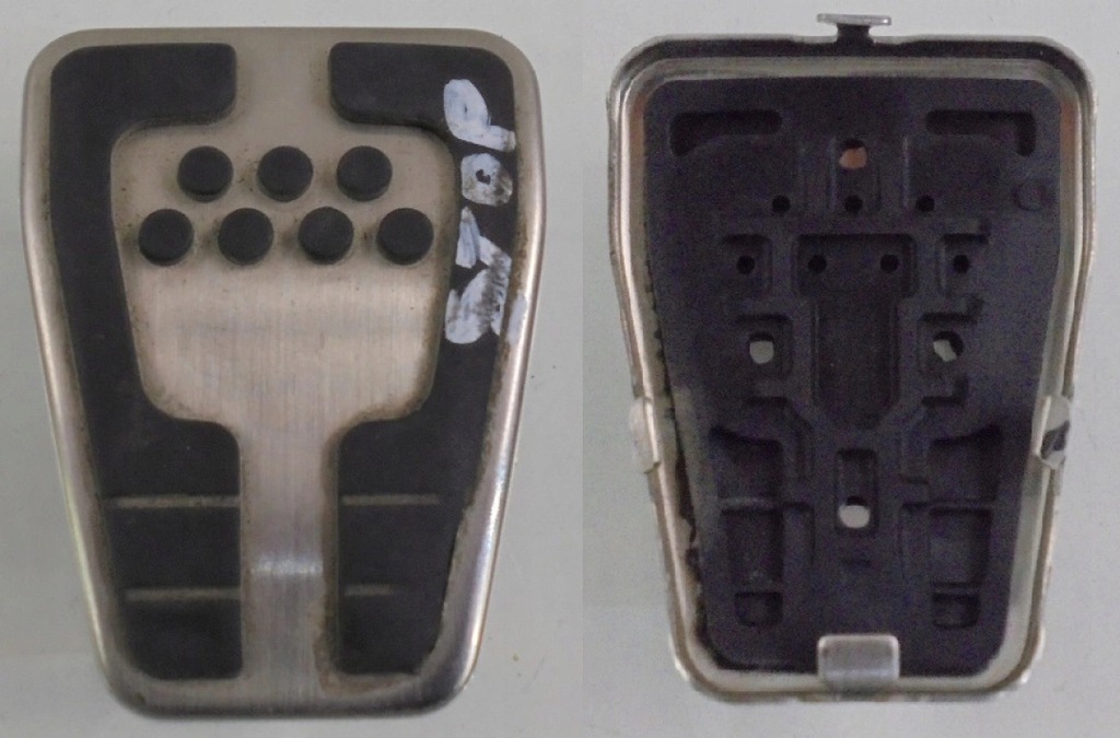 фото №1, Ford fiesta mk7 lift 16 r накладка педали стоп