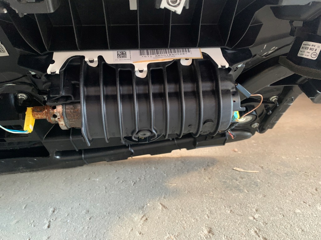 фото №9, Audi a4 b8 08-12 панель приладів приладова консоль ремені oryg демонтаж