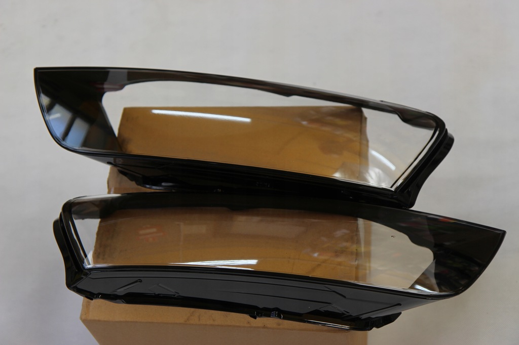 фото №12, Premium скло фари правий+ лівий корпус скло фара audi q3 lift 16-18r. ciem