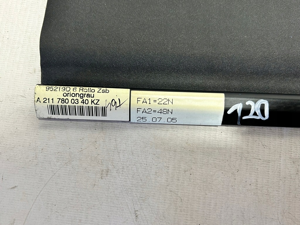 фото №9, Шторка защита панорамы люк солнцезащитная задняя mercedes w211