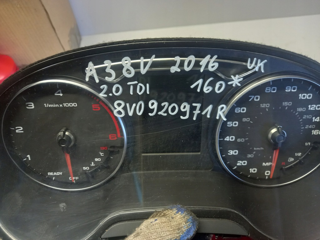 фото №5, Лічильник прилади audi a38v 2.0 tdi 8v0920971r