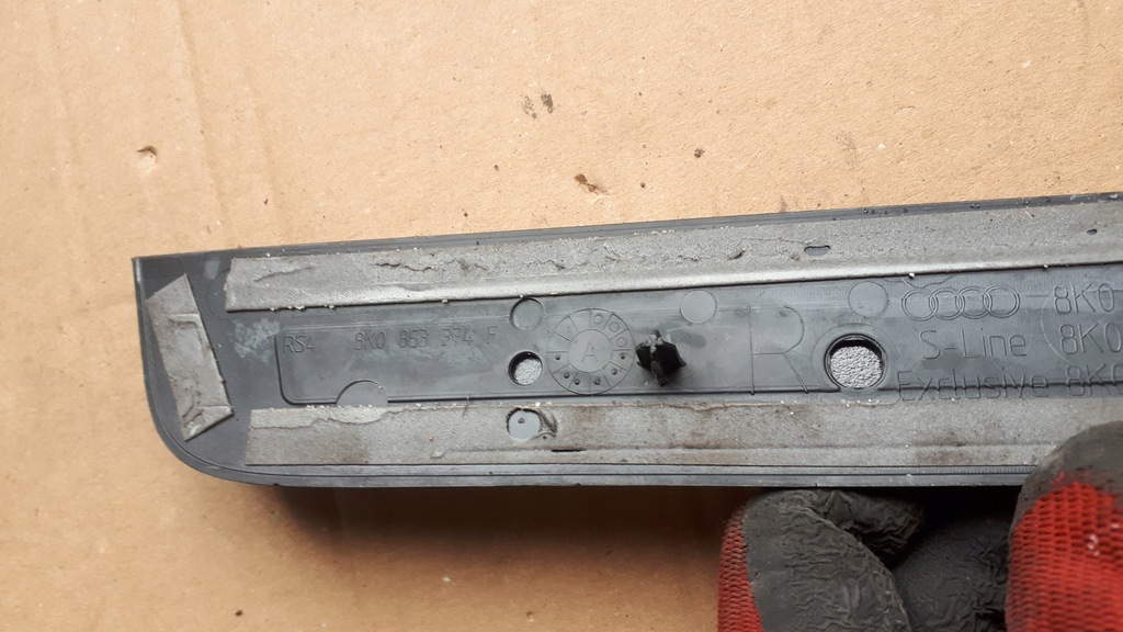 фото №9, S4 b8 lift молдинг накладка порог правый перед