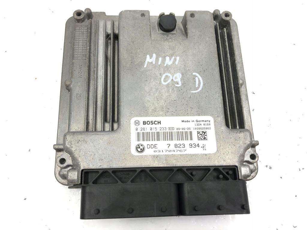 фото №1, Бортовой компьютер двигателя 7823934 mini cooper d r56 1.6 d