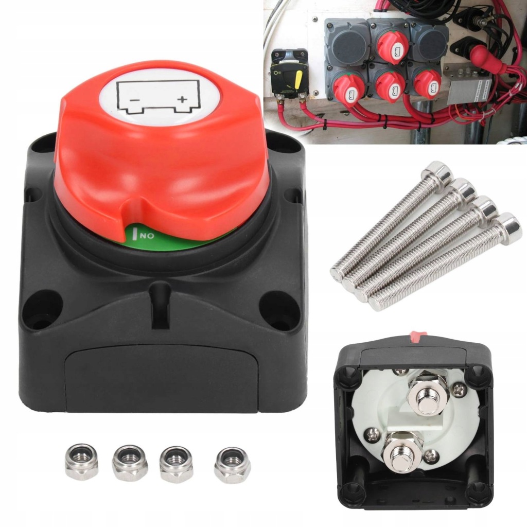 фото №1, Вимикач hebel струму акумулятор перемикач акумулятора 12v-36v 275a