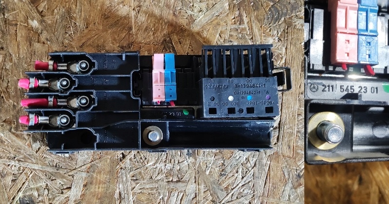 фото №1, Коробка запобіжників mercedes w211 2115452301