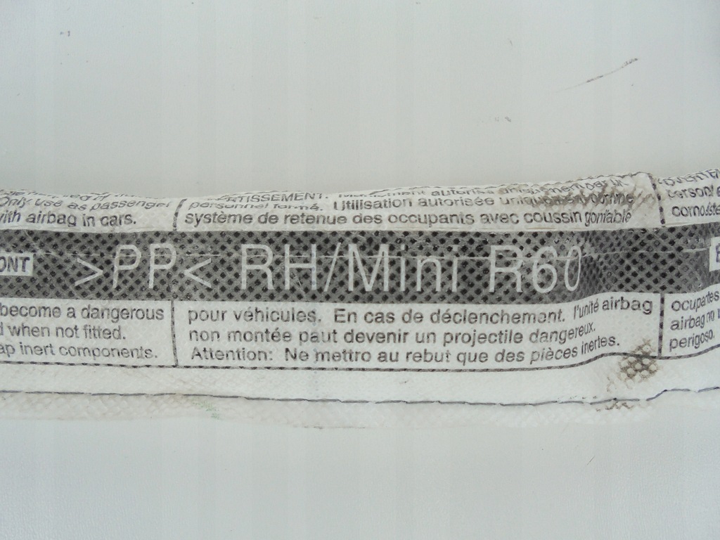 фото №2, Mini countryman r60 air bag шторка безпеки права подушка