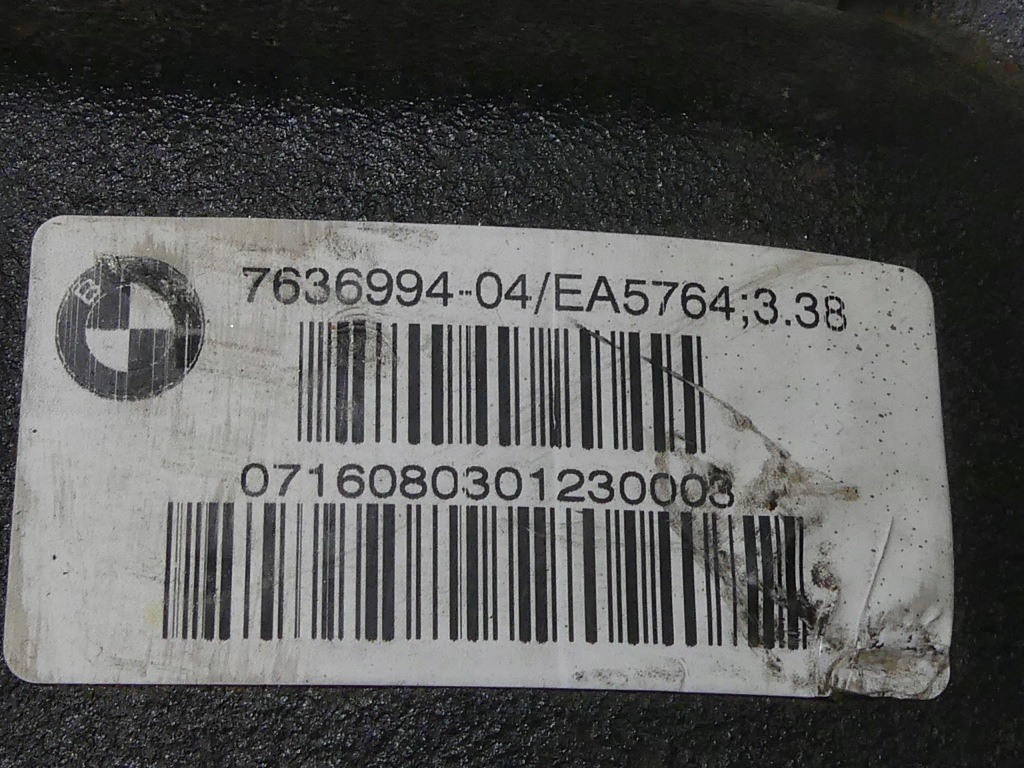 Bmw f15 f16 f25 f26 мост задний  дифференциал 3,38 7636994 7592007 927 km Недорого