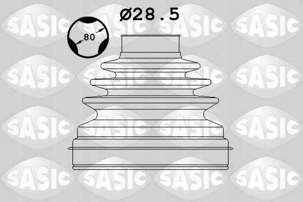 фото №2, Защита шарнир полуось 1906132 sasic