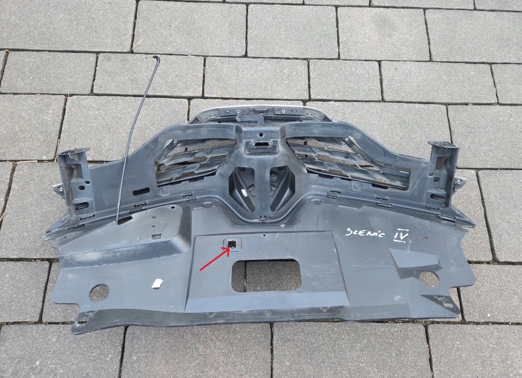 Renault scenic iv решётка  передняя хром каркас комплект 16-2022 в Украине