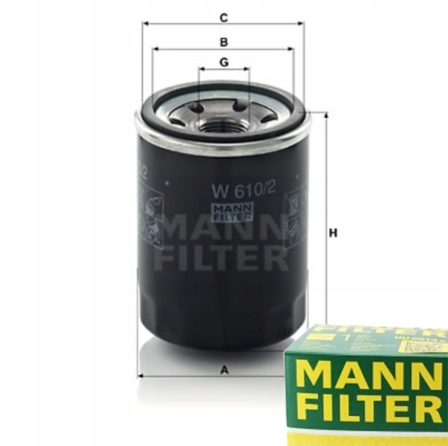 фото №1, Фільтр оливи mann-filter do proton persona 1.6