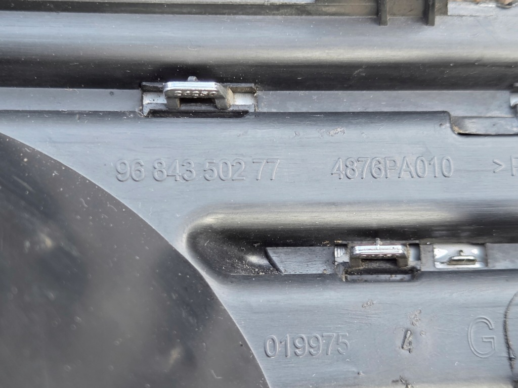 фото №11, Peugeot 3008 i przed lift решётка+ молдинг бампера хром левая 09-2014