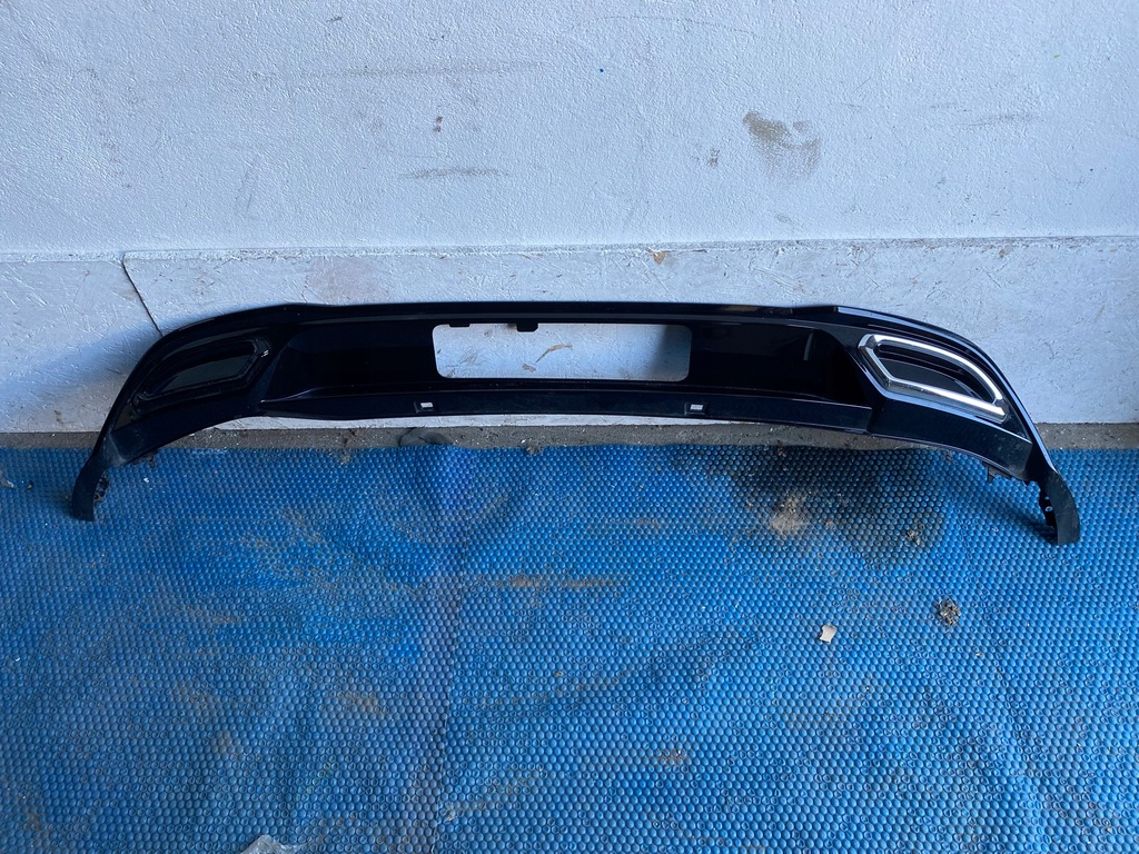 фото №1, Спойлер диффузор задняя vw golf vii r line hb