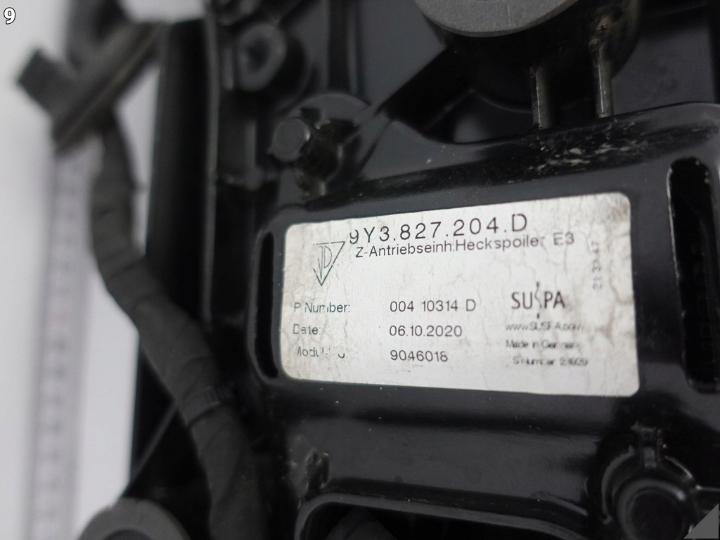 фото №10, Porsche cayenne iii 9y3 coupe механизм привод спойлер спойлер задняя