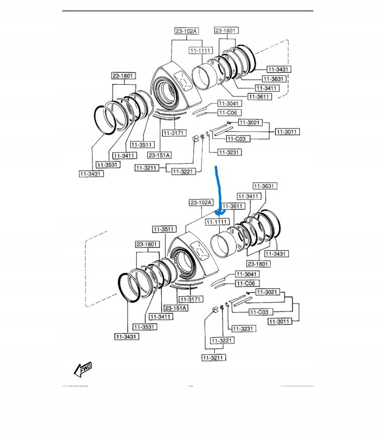 фото №5, Підшипник вала розподільного валу - mazda rx-7 fd mazda rx-8 n3a311b11