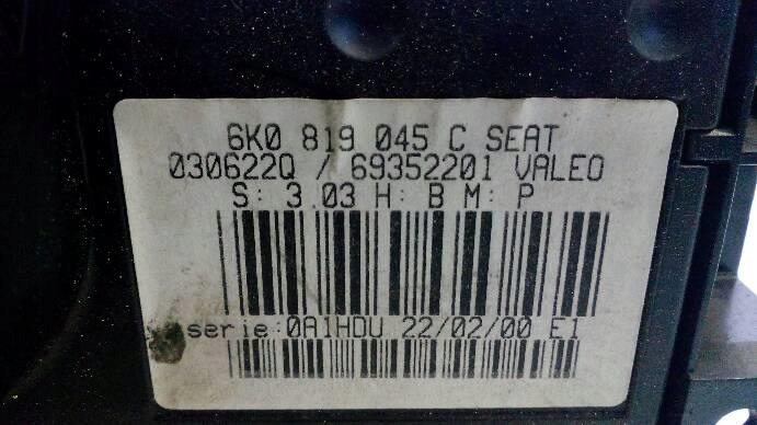 фото №8, Панель обдув seat ibiza ii cordoba 6k0819045c