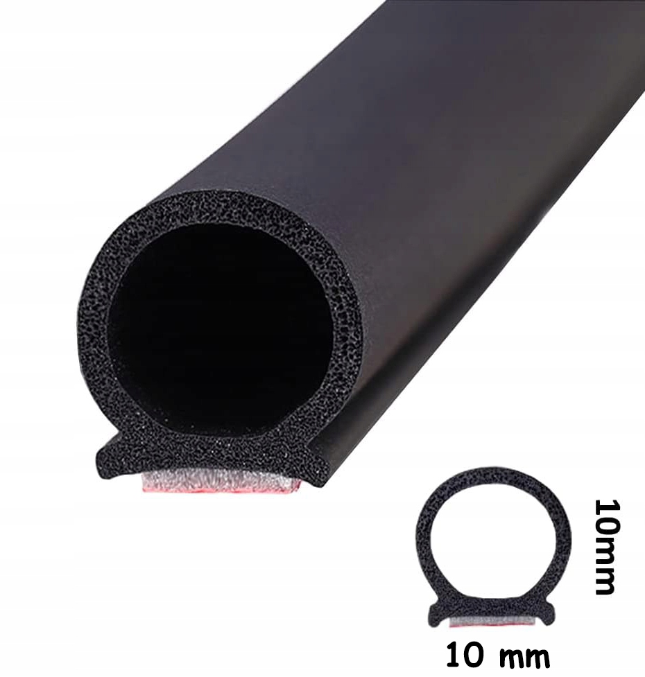 фото №11, Прокладка do дверь автомобильных, 5 m, универсальный профиль уплотнительный