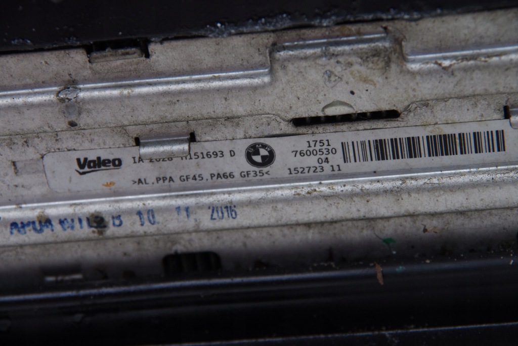 фото №6, Радиатор wody кондиционера вентилятор интеркулер bmw 3 f34 gt 2.0 d