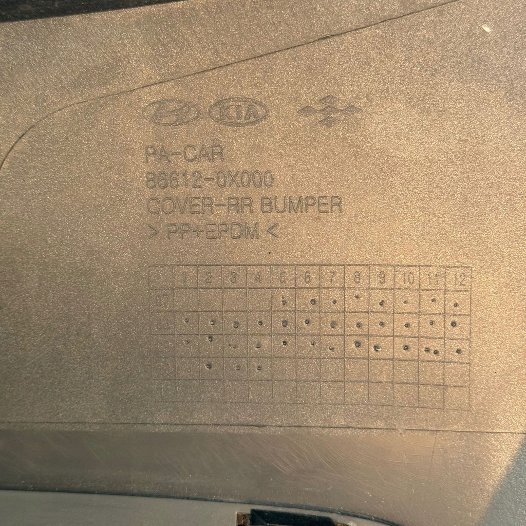 фото №13, Бампер задній задня hyundai i10 kompletny 86612-0x000