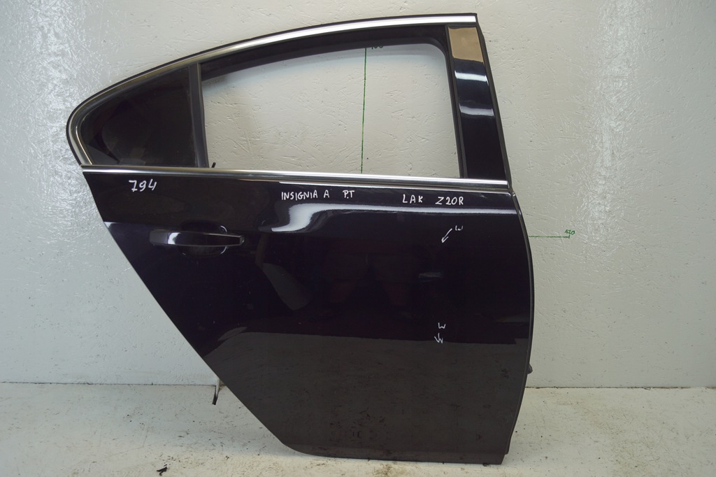фото №2, Дверь правый задняя opel insignia a hb z20r