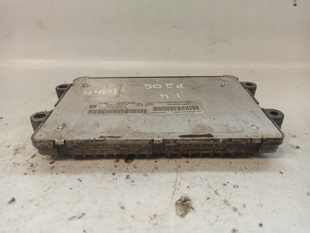 фото №6, Peugeot 206 1.4 8v блок управления двигателя 9661978880