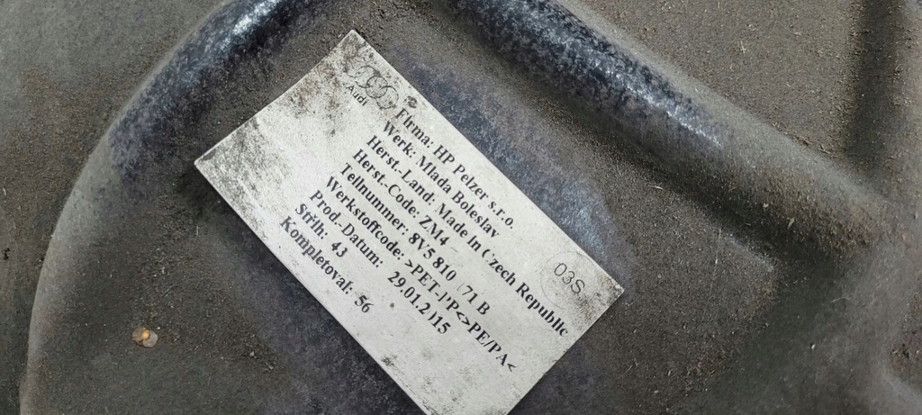 фото №10, A3 8v підкрилок ліва лівий задня sedan 8v5810171b