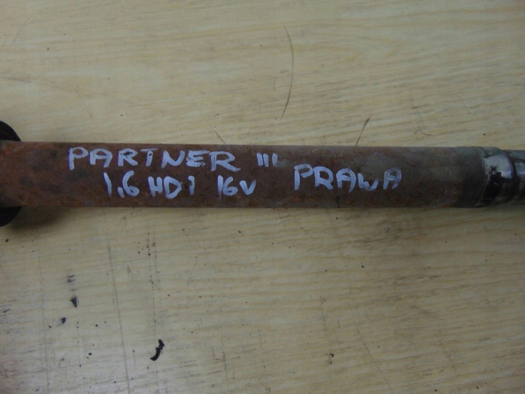 фото №4, Привідний вал права перед partner berlingo iii 1.6 hdi