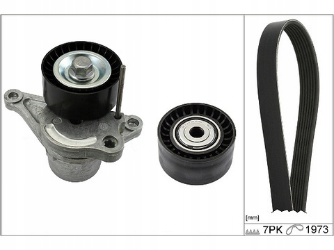 фото №2, Ремінь клиновий ролики набір renault vel satis 2.0