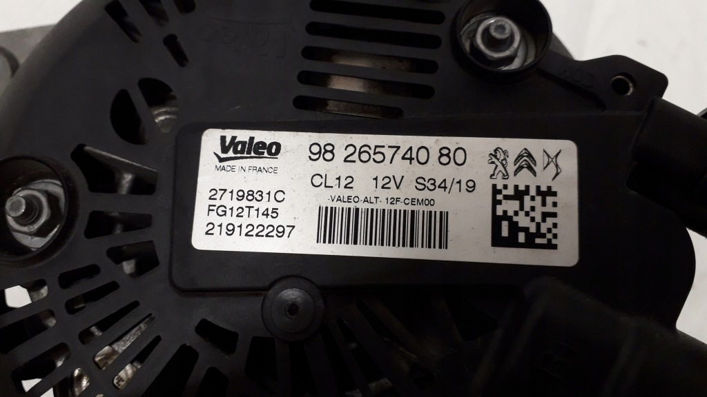 Citroen peugeot opel 1.2thp генератор 9826574080 Киев