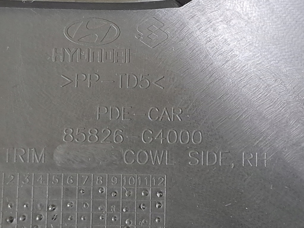 Купити Захист  порога  стійка a нижня права hyundai i30 3 3 рестайлінг  22r 1.0 t-gdi