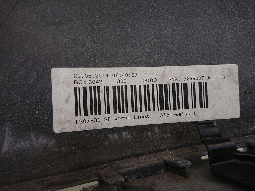 фото №10, Bmw 3 f30 f31 бампер передний перед