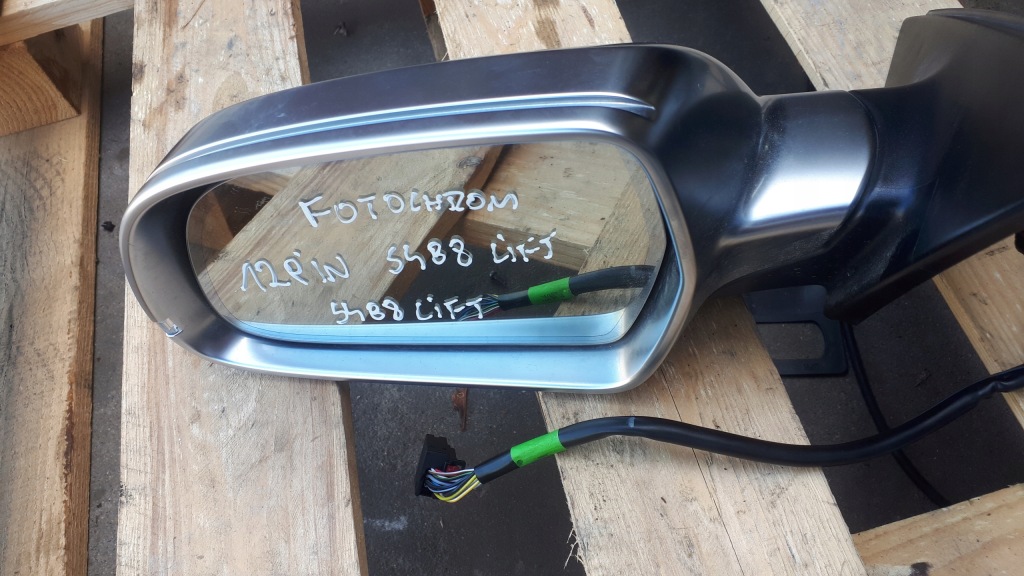 фото №2, S4 b8 lift зеркало левая левый перед фотохромный