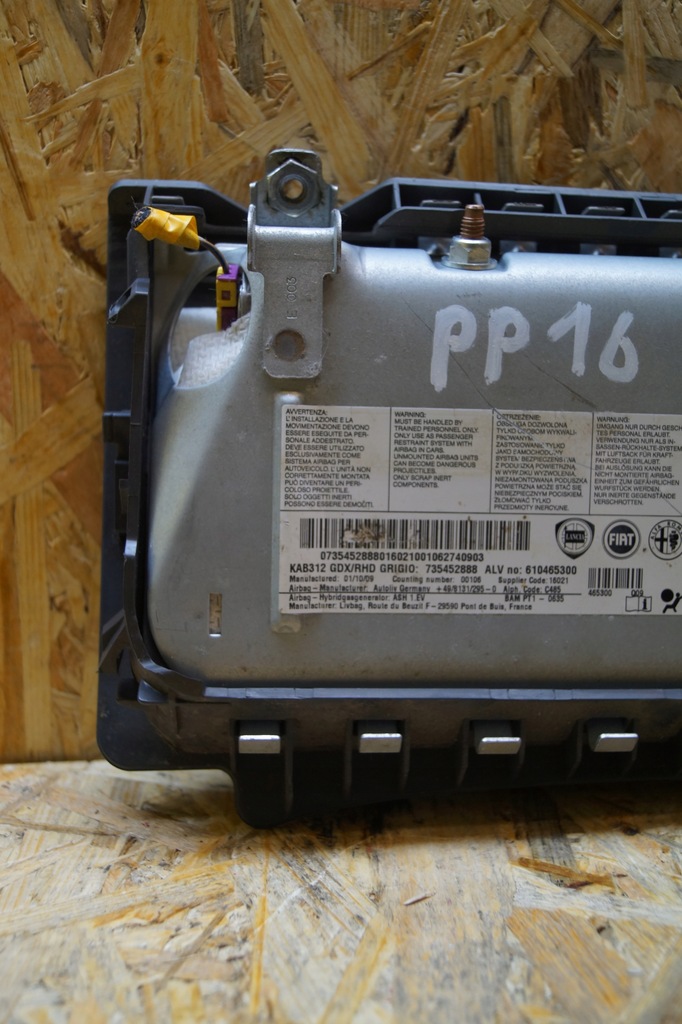 фото №7, Подушка коленная fiat оригинальный номер 735452888