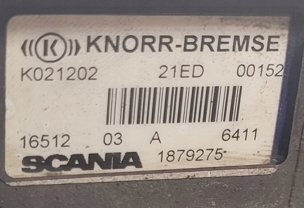 фото №3, Клапан модулятор scania r s 1879275